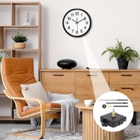 CAISYE Csendes Óramotor 24mm Falióra Szereléshez Fekete 6