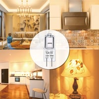 Bec Caldarax G4 20W Halogen 12V, 12 bucăți, Dimmabil, 2700K Alb Cald, 280 LM, cu 2 pini, pentru candelabru, hotă, iluminat dulap 4