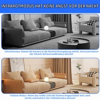 Cameră de supraveghere interioară Calenxy Mini WiFi 1080P HD cu transmisie live și control prin aplicație mobilă pentru monitorizarea locuinței 5