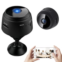 Cameră de supraveghere interioară Calenxy Mini WiFi 1080P HD cu transmisie live și control prin aplicație mobilă pentru monitorizarea locuinței 1
