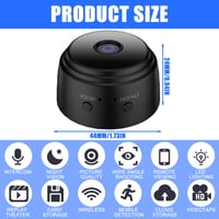 Cameră de supraveghere interioară Calenxy Mini WiFi 1080P HD cu transmisie live și control prin aplicație mobilă pentru monitorizarea locuinței 2