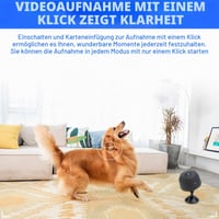 Cameră de supraveghere interioară Calenxy Mini WiFi 1080P HD cu transmisie live și control prin aplicație mobilă pentru monitorizarea locuinței 6