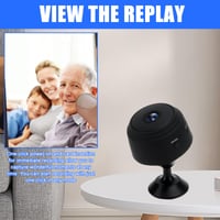 Cameră de supraveghere interioară Calenxy Mini WiFi 1080P HD cu transmisie live și control prin aplicație mobilă pentru monitorizarea locuinței 3