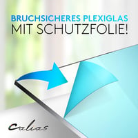 Calias 2db Képkeret 30x40cm Fekete Fa Plexi Üveggel Állvánnyal 5