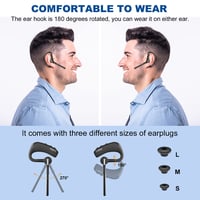 Bluetooth headset Callez CVC8.0 s duálnym mikrofónom, bezdrôtové slúchadlo kompatibilné s iPhone a Android mobilnými telefónmi 4