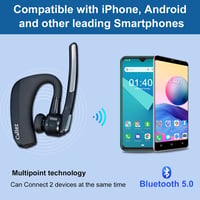 Bluetooth headset Callez CVC8.0 s duálnym mikrofónom, bezdrôtové slúchadlo kompatibilné s iPhone a Android mobilnými telefónmi 5