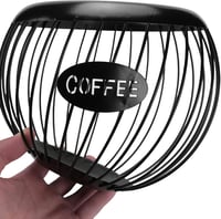 Callstick Kávékapszula és Espresso Tárolópolc Fém Kosárral 8