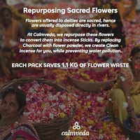 Bețișoare parfumate Calmveda cu aromă de cedru pentru Crăciun – 80 bucăți, fără cărbune, din flori reciclate, cu note de chiparos, lemnoase și de mușchi 5