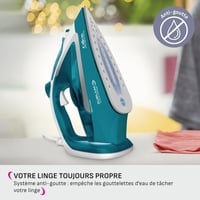 Calor Easygliss Plus 2500W gőzvasaló Durilium soleplate turquoise 6