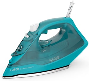 Fier de călcat cu abur Calor Express 2400W, debit de abur continuu 40g/min, talpă ceramică