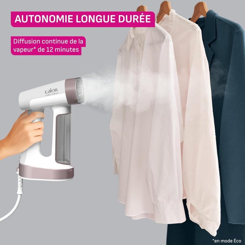 Calor Pure Force 2in1 gőzölő és vasaló függőleges vízszintes használattal 1800W