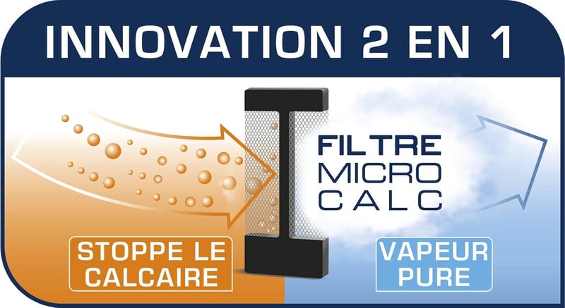 Calor Ultimate Pure gőzvasaló 3000W, Micro Calc Filter, 260g/min gőzlökés