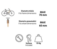Nosič bicyklov CAM 1231 Biker – Nosič bicyklov na zadnú časť auta (na dvere kufra) 4