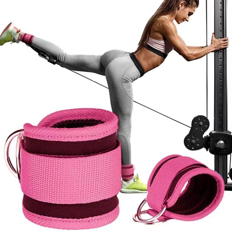 Set de chingi pentru gleznă CAM2 cu carabinieră, pentru extensii la cabluri, antrenament fitness