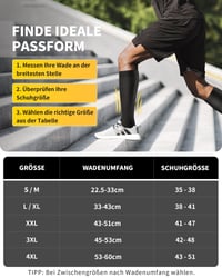 CAMBIVO Kompresné ponožky pre mužov a ženy, 3 páry, kompresné podkolienky na behanie, cestovanie, lietanie, lyžovanie a na každodenné nosenie 3
