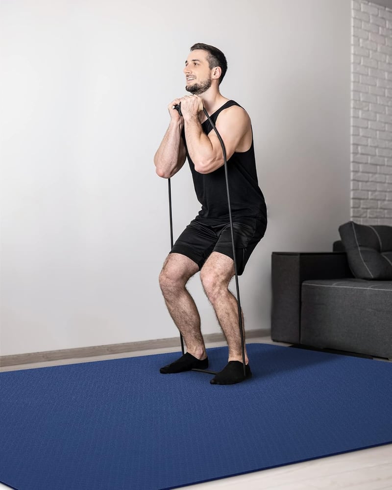 CAMBIVO XXL Fitness Mat 183x122cm TPE Yoga Sportszőnyeg Csúszásmentes