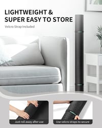 CAMBIVO XXL Jógaszőnyeg 183x122x12mm - Extra Vastag TPE Edzőmatrac Kék, Csúszásmentes Tornaszőnyeg Törölközővel, Pilateshez, Fitneszhez, Ott 8