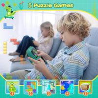 CAMCLID gyerek azonnali dino kamera 2.4 hüvelykes kijelzővel 32GB memóriakártyával 3 tekercs nyomtatópapírral fiúk lányok 3-12 éves zöld 6