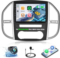 CAMECHO 10" Android 13 Autórádió Mercedes Vito W447 (2014-2020) GPS Navi CarPlay - 8Core 4G+64G Carplay 1