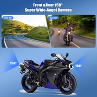 CAMECHO 5 inch IPS vezeték nélküli motoros monitor függőleges kijelző CarPlay Android Auto Bluetooth IP68 EQ beállítással univerzális haszná 4