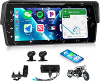 CAMECHO 5 inch IPS vezeték nélküli motoros monitor függőleges kijelző CarPlay Android Auto Bluetooth IP68 EQ beállítással univerzális haszná 1
