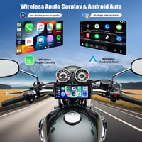 CAMECHO 5 inch IPS vezeték nélküli motoros monitor függőleges kijelző CarPlay Android Auto Bluetooth IP68 EQ beállítással univerzális haszná 2
