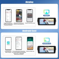CAMECHO 5 inch IPS vezeték nélküli motoros monitor függőleges kijelző CarPlay Android Auto Bluetooth IP68 EQ beállítással univerzális haszná 3