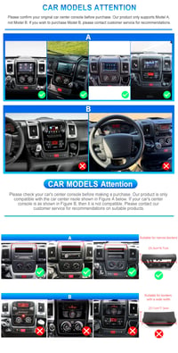 CAMECHO 8-jezgreni Android 13 auto radio s dvostrukim DIN-om za Fiat Ducato 3/Peugeot Boxer 2/Citroën Jumper 2 - 9 inča, 4+64 GB 2