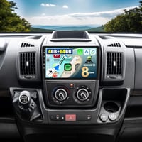 CAMECHO Android 13 8Core 4+64GB 9 hüvelykes Dupla DIN autórádió Fiat Ducato 3 Boxer 2 Jumper 2 Bluetooth 5.0 CarPlay Navi 1