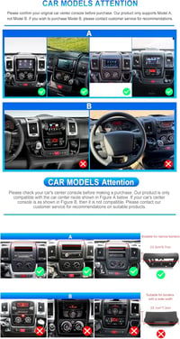CAMECHO Android 13 8Core 4+64GB 9 hüvelykes Dupla DIN autórádió Fiat Ducato 3 Boxer 2 Jumper 2 Bluetooth 5.0 CarPlay Navi 2