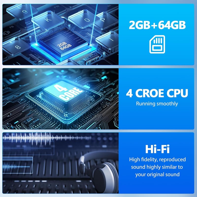 CAMECHO Android 13 autórádió 2G 64G 9 hüvelykes érintőké