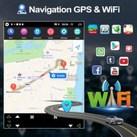 CAMECHO Android 13 Autórádió 9.7" Ford Ranger PX 2011-2015 GPS Navigáció Bluetooth 3