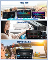 CAMECHO Android 13 Autórádió Audi TT 8J 2008-2014 9" Kijelző Navi CarPlay DSP 7