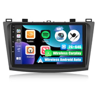 Autorádio CAMECHO Android 13 pre Mazda 3 (2009-2013), 9" displej, CarPlay, navigácia, 2G+64G 1