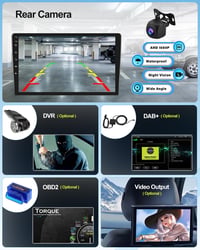 CAMECHO Android 13 Autórádió Mazda 3 2009-2013 Navigáció CarPlay 9" Képernyő Bluetooth 7