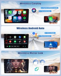 CAMECHO Android 13 Autórádió Opel Corsa/Adam 9" Kijelző Navi CarPlay DSP Bluetooth 5