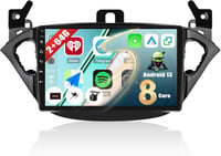 CAMECHO Android 13 Autórádió Opel Corsa/Adam 9" Kijelző Navi CarPlay DSP Bluetooth 1