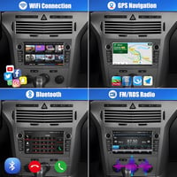 CAMECHO Android 13 Autórádió Opel Corsa/Astra/Zafira/Meriva CarPlay GPS WiFi 6