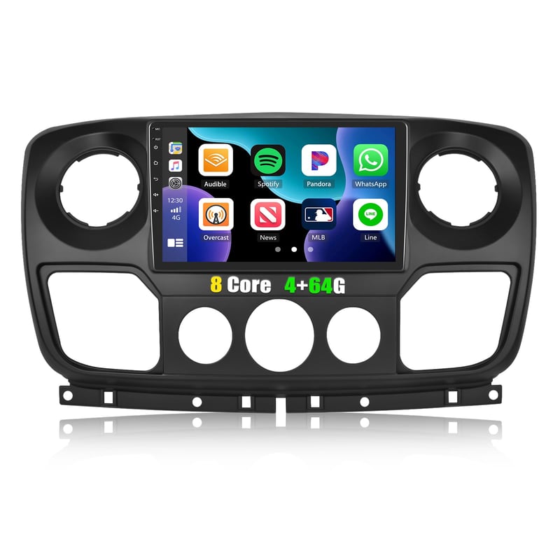 CAMECHO Android 13 auto radio za Renault Master / Opel Movano B / Nissan NV400 - 10", 4GB+64GB