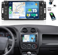 CAMECHO Android 15 autórádió 7 hüvelykes kijel 1