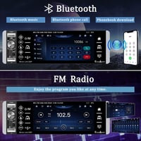 CAMECHO Autórádió 1 DIN CarPlay Android 5,1" Érintőképernyő Bluetooth Kihangosító FM USB TF AUX Tolatókamerával 4