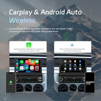 CAMECHO Wireless CarPlay Android autórádió 7" motorozott kijelzővel Bluetooth kihangosítóval 2