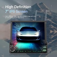 CAMECHO Wireless CarPlay Android autórádió 7" motorozott kijelzővel Bluetooth kihangosítóval 6