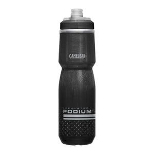 CamelBak Podium Chill biciklistička boca – izolacija s dvostrukom stijenkom – samozatvarajući čep – 710 ml – crna