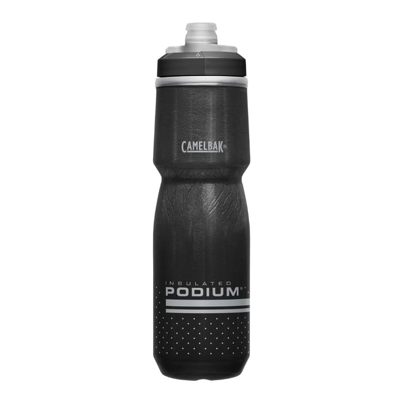 Cyklistická fľaša CamelBak Podium Chill – dvojstenná tepelná izolácia – samozatvárací uzáver – 710 ml – čierna