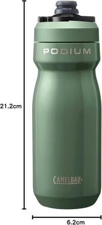 Cyklistická fľaša na vodu CamelBak Podium Insulated Steel 532 ml, nehrdzavejúca oceľ, dvojstenná vákuová izolácia, vysoký prietok, nepriepustná 7