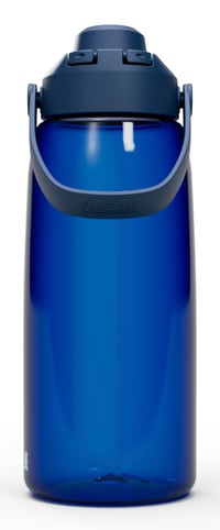 Cyklistická fľaša CamelBak Thrive Chug, 1 liter, oxfordská modrá, nepriepustná, s mäkkým náustkom – použitá (stav: pozri 2. obrázok) 3