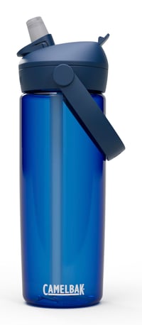 Športová fľaša CamelBak Thrive Flip Straw 20 oz – ventil On-the-Go Flow – protiprachový uzáver – otočná rukoväť – na turistiku a cestovanie autom – Oxford blue 1