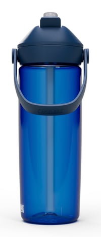 Športová fľaša CamelBak Thrive Flip Straw 20 oz – ventil On-the-Go Flow – protiprachový uzáver – otočná rukoväť – na turistiku a cestovanie autom – Oxford blue 2