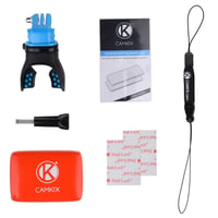 CAMKIX držiak do úst pre GoPro Hero 4, Black, Silver, Hero, Hero+, LCD+, 3+, 3, 2, 1 – Hands-free uchytenie pre vodné športy 5